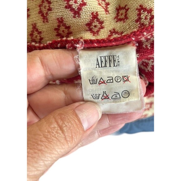 Moschino Couture Women’s Collared Sweater Longsleeve Size 8 Wool Button V Neck - Picture 8 of 10